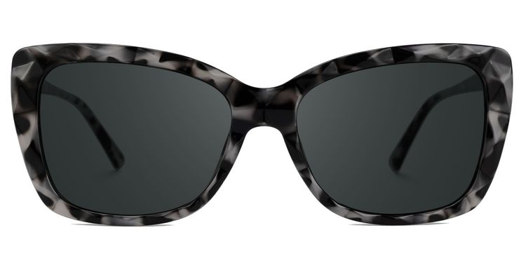 Edna Gray-Tortoise Cat eye Sunglasses