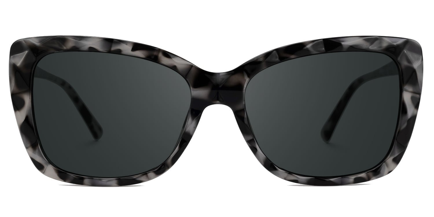Edna Cateye Gray-Tortoise Sunglasses0