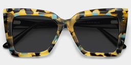 Thiline Square Tortoise Glasses1