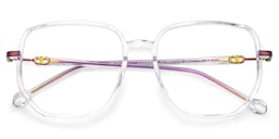 Joana Geometric Clear Glasses2