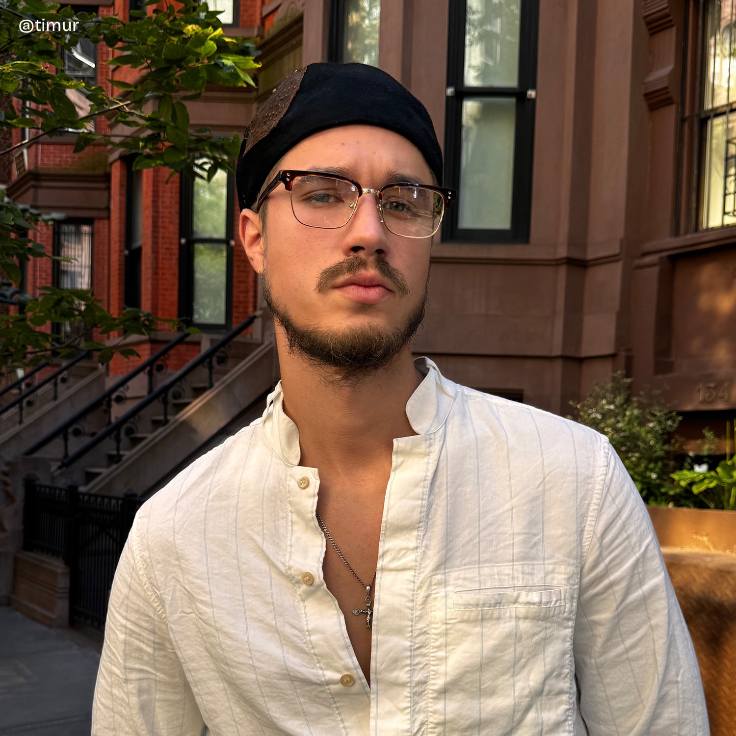 Ryan Browline Tortoise Glasses7