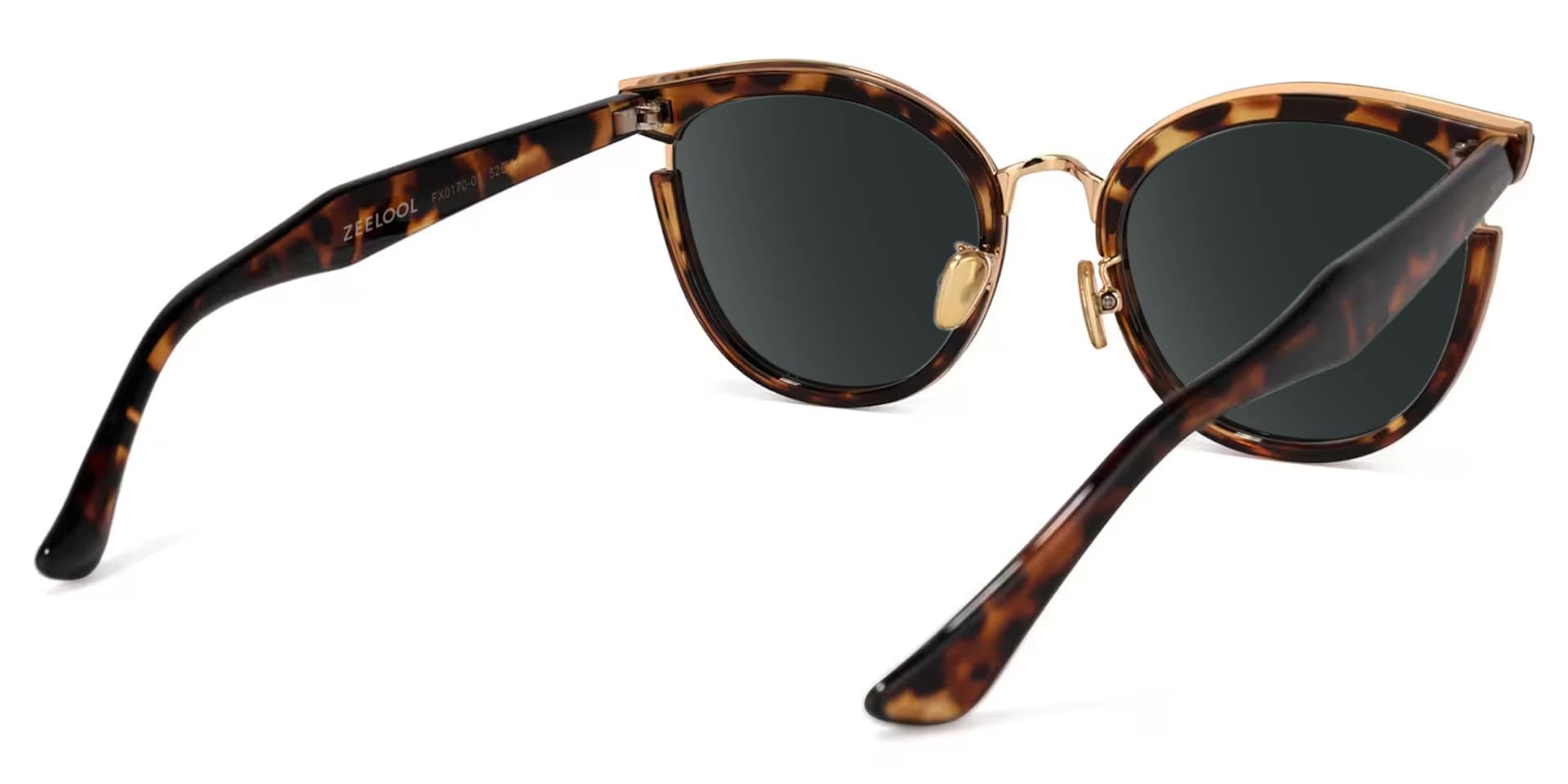 Laraine Cat Eye Tortoise Frame Sunglasses | Zeelool Optical4