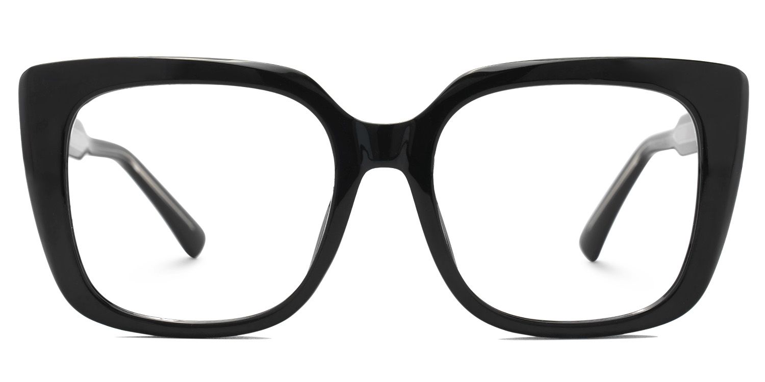 Valdez Black Frame Square Glasses on Sale0