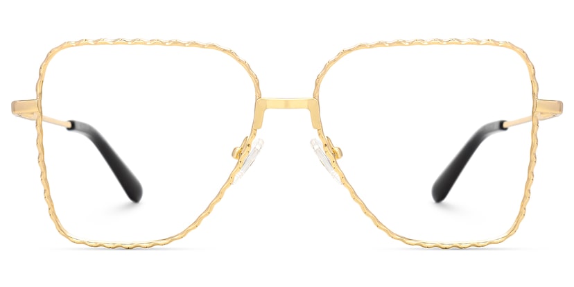 Alisandra Aviator Gold Glasses