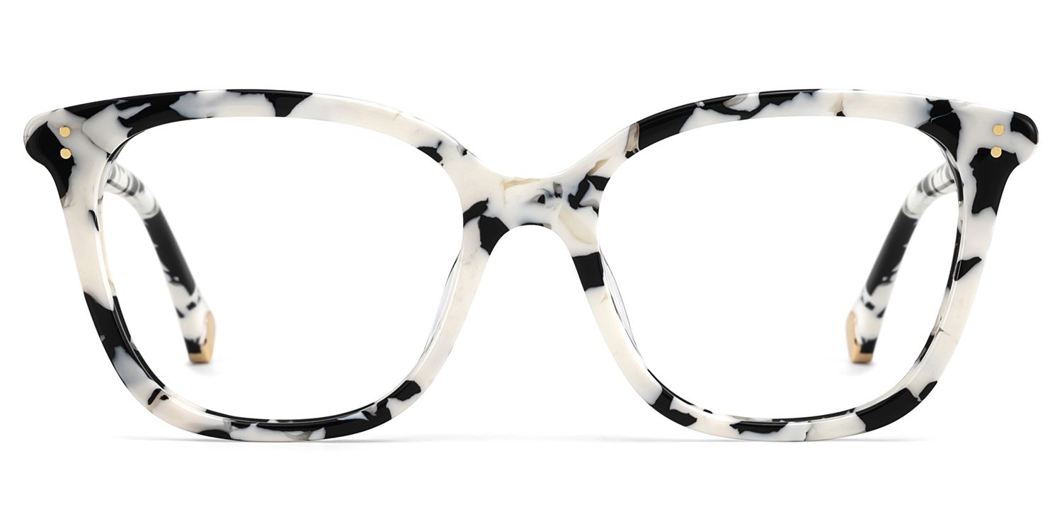 Square Cow Eyeglasses- Miles Acetate Frame Glasses2
