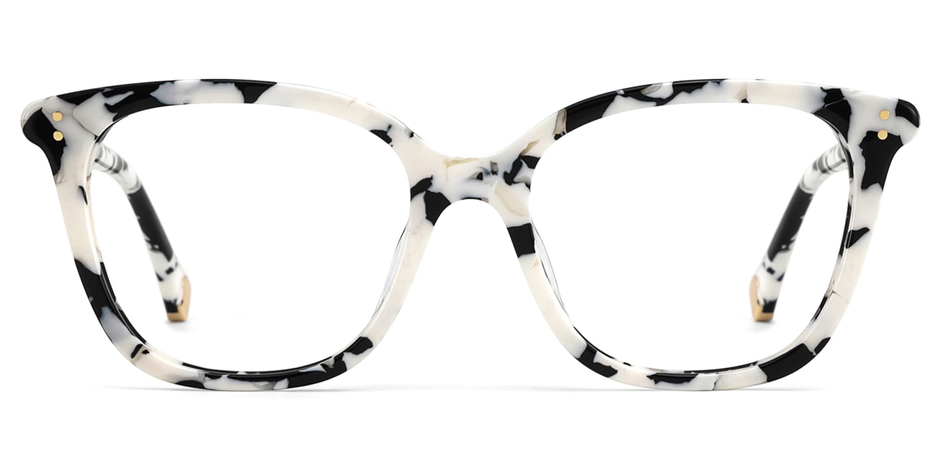 Square Cow Eyeglasses- Miles Acetate Frame Glasses2