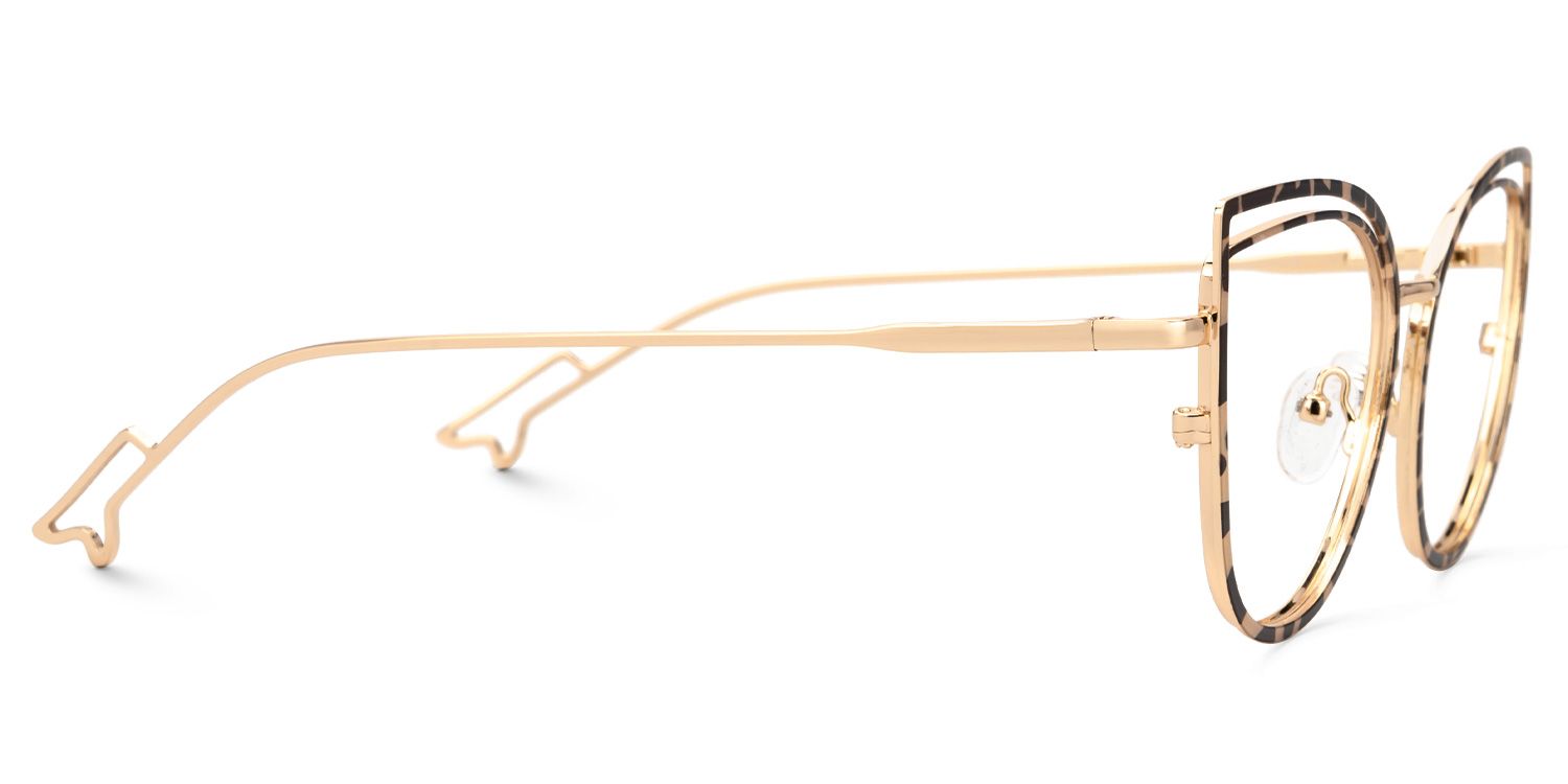 Spivey Cateye Metal Full Frame Eyeglasses | Zeelool4