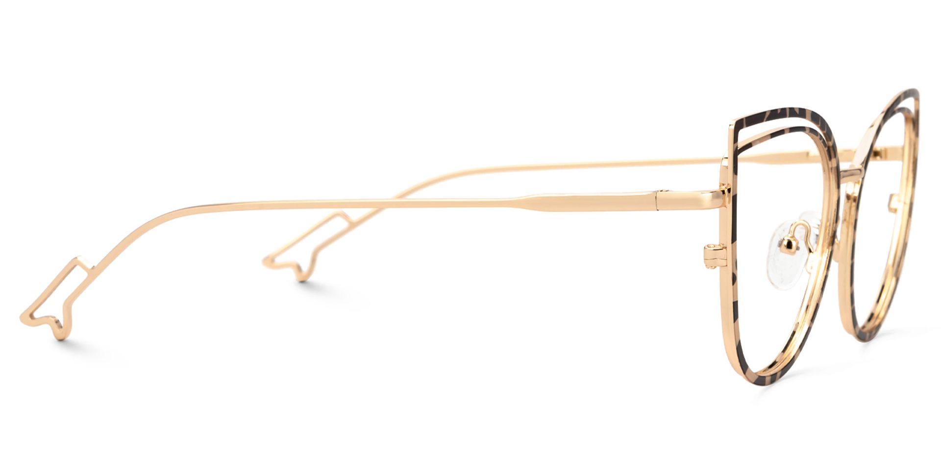 Spivey Cateye Metal Full Frame Eyeglasses | Zeelool4