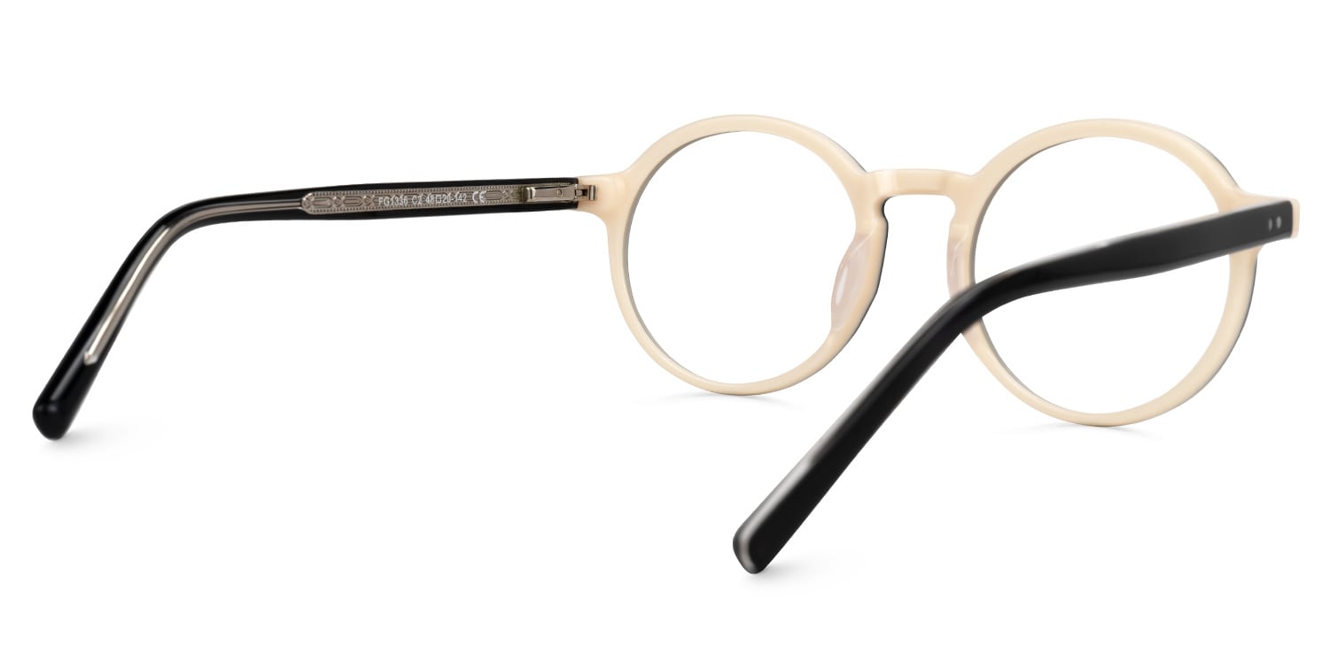 Round Jamarko Black Glasses deals -Zeelool Glasses