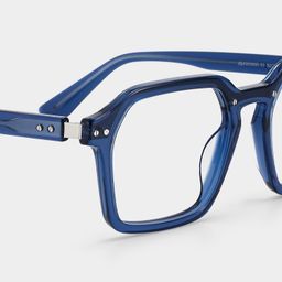 Brendan Blue Geometric Glasses5