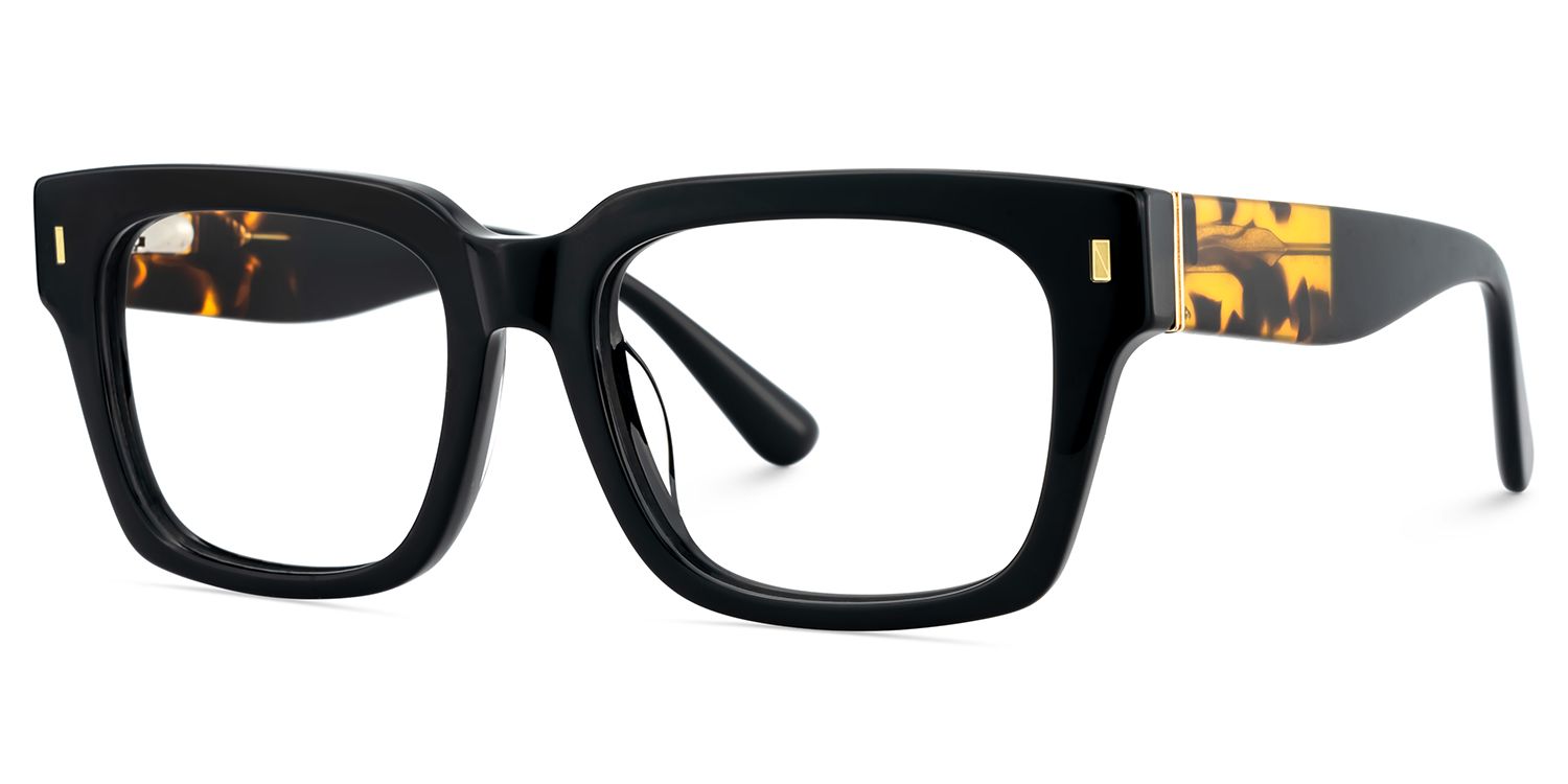 Black Rectangle Eyeglasses - Fulford on Sale | Zeelool3