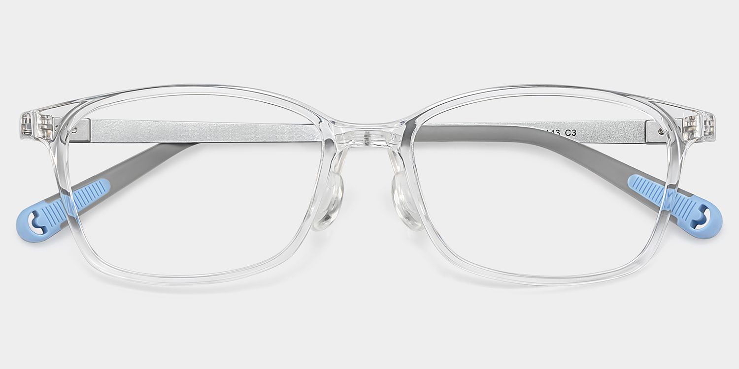 Finne Rectangle Cystal Frame Eyeglasses for Teens2