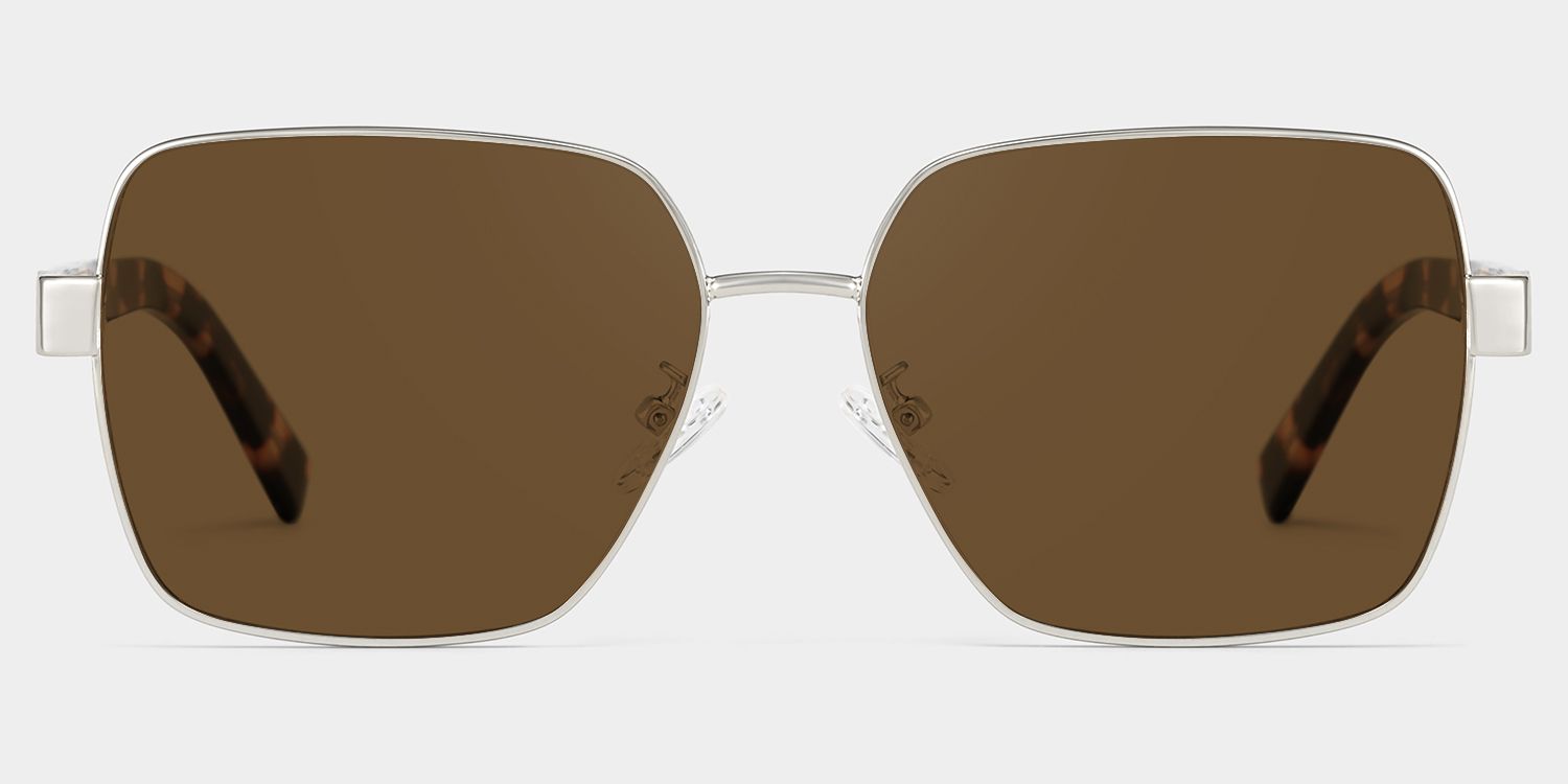 Sahara Brown Square Sunglasses to Frame Your Face | ZEELOOL1