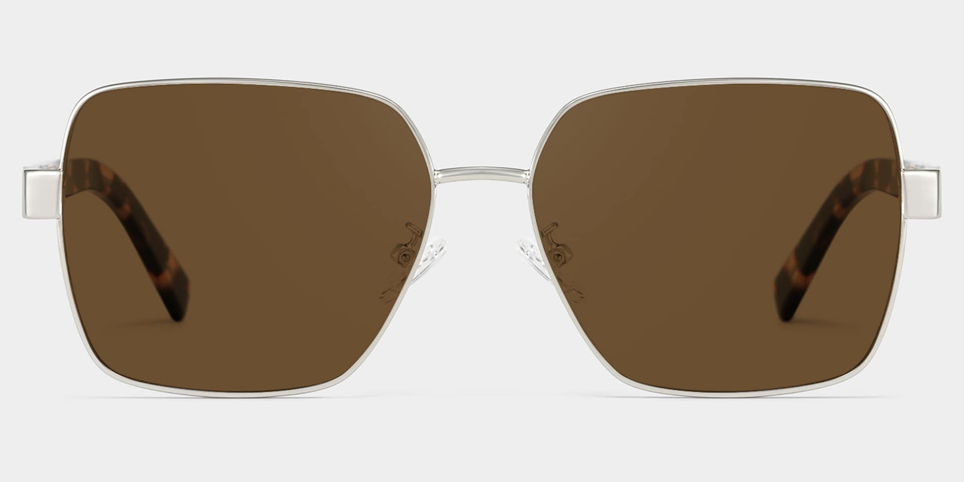 Sahara brown Frame Polarized Sunglasses with square Style Online | ZEELOOL1