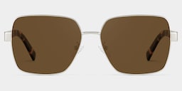 Sahara Square Brown Polarized Sunglasses1