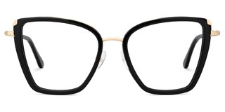Kesego Square Black Glasses0