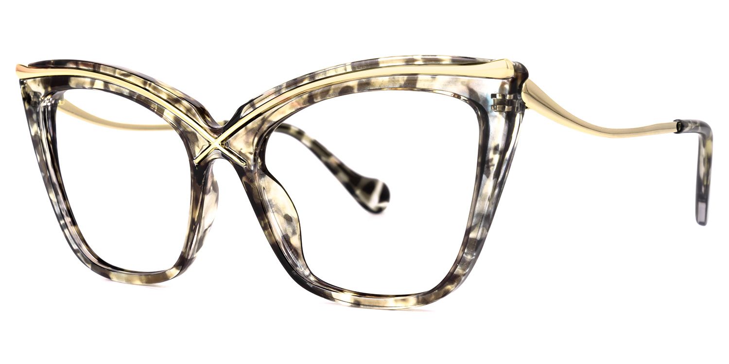Winston Cat-eye Tortoise Frame Glasses | Zeelool Optical1