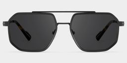 Autumn Aviator Gray Glasses0