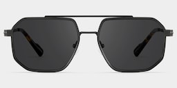 Autumn Aviator Gray Glasses0