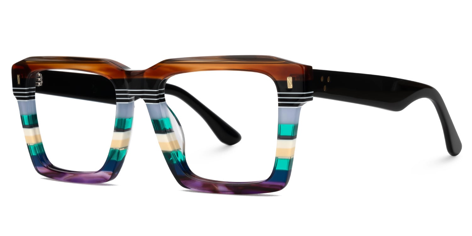 Kenish Square Multicolor Glasses