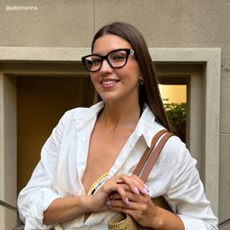Miranda Black Cat eye Glasses7
