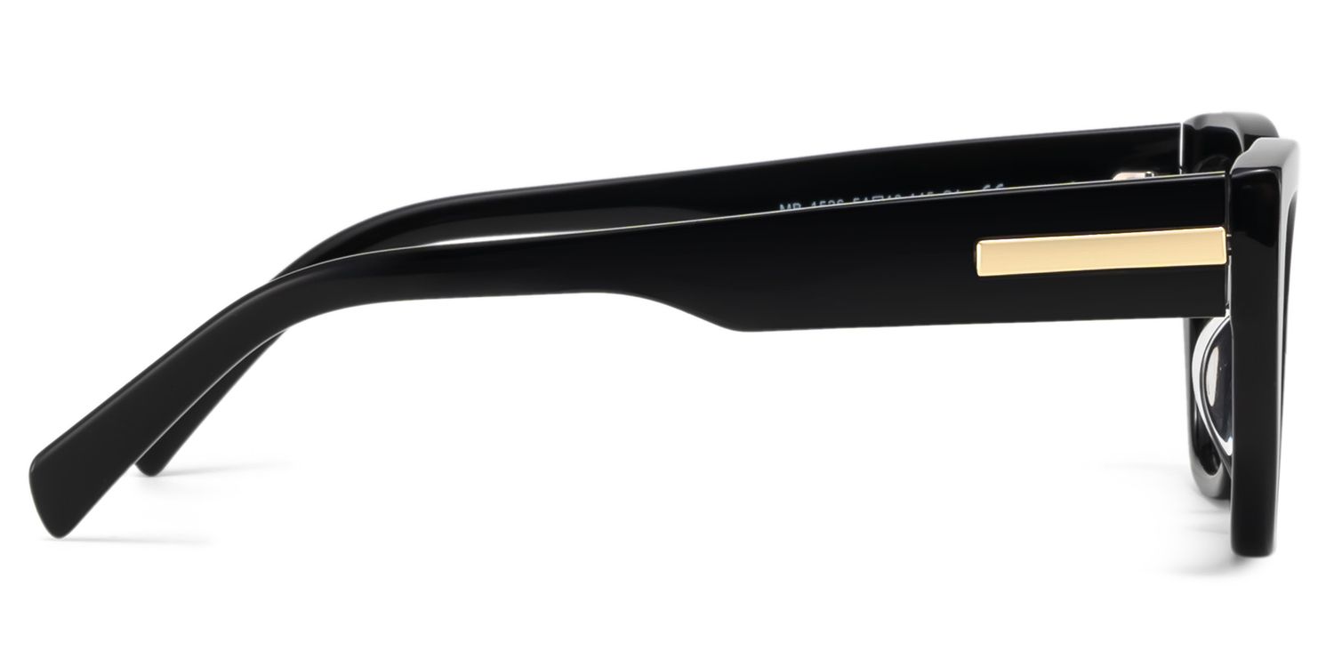 Zia black Frame Polarized Sunglasses with cat-eye Style Online | ZEELOOL4