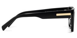 Zia Black Cat-Eye Sunglasses4