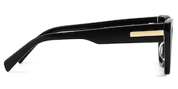 Zia Black Cat-Eye Sunglasses4