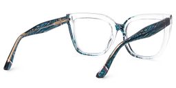 Mirta Square Green Glasses3