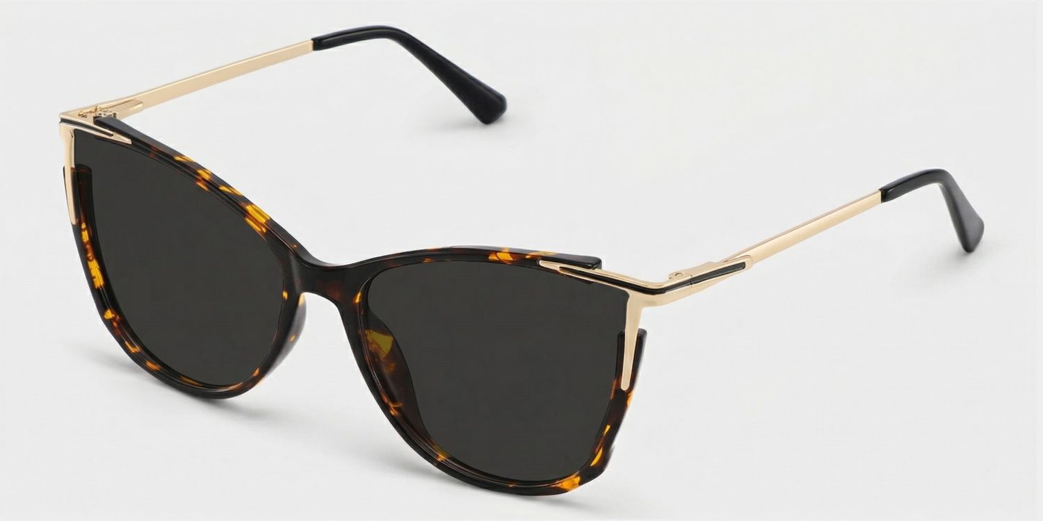 Yomary Cateye Tortoise Thin Frame Glasses | Zeelool2