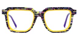 Zach Square Purple Glasses0