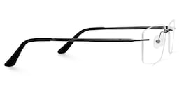 Ndiaye Rectangle Black Glasses2