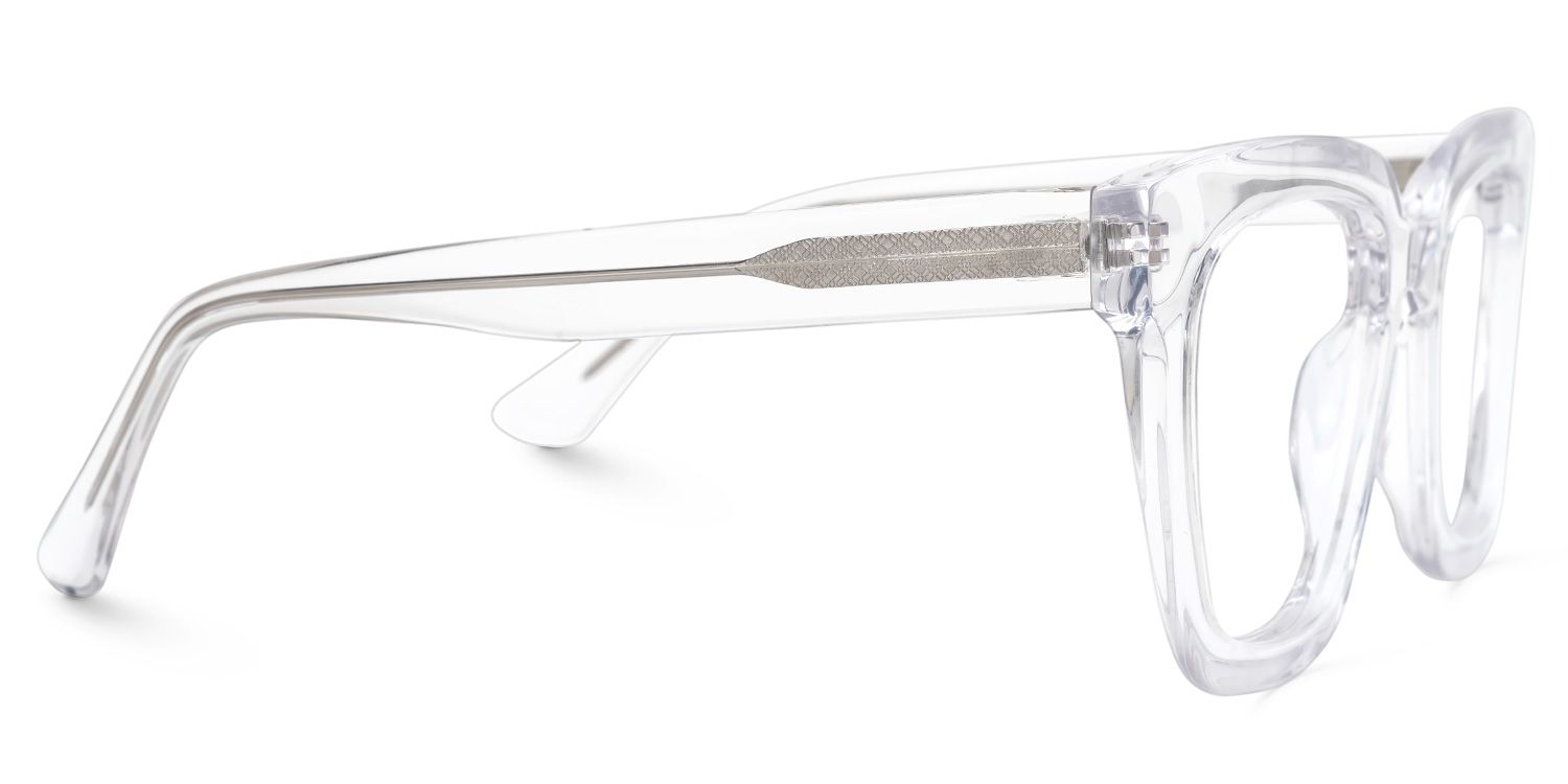 Square Haslett Clear Glasses deals -Zeelool Glasses2