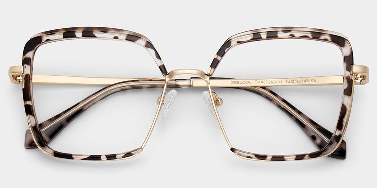 Cordaro Square Clear Tortoise Shell Glasses