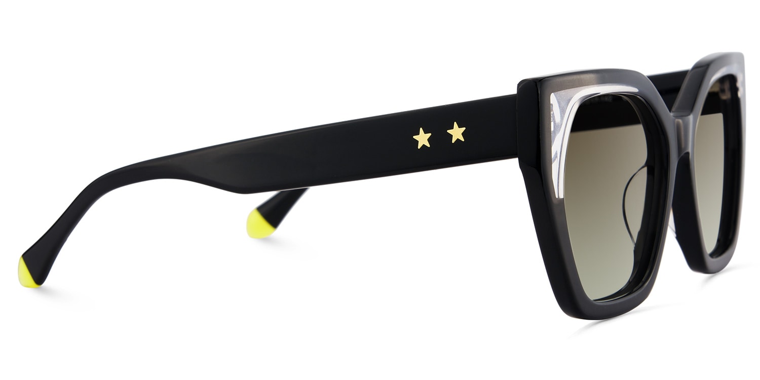 Burkes Butterfly Black Sunglasses3