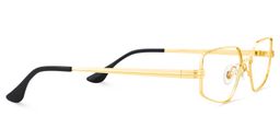 Lyle Rectangle Gold Glasses4