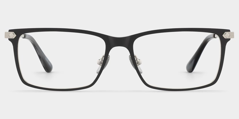 Alexander Rectangle Black Glasses