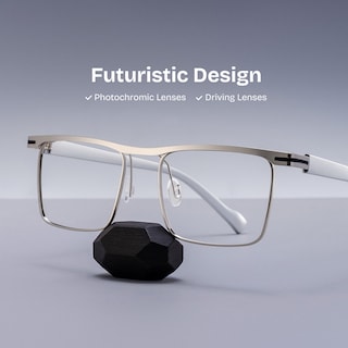 Violet Browline Silver Glasses0