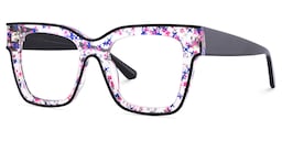 Zerica Square Black Glasses3