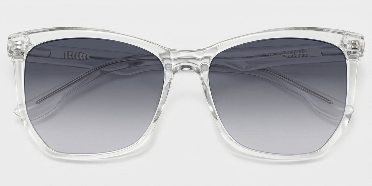 Libby Geometric Clear Eyeglasses & Glasses Frames1