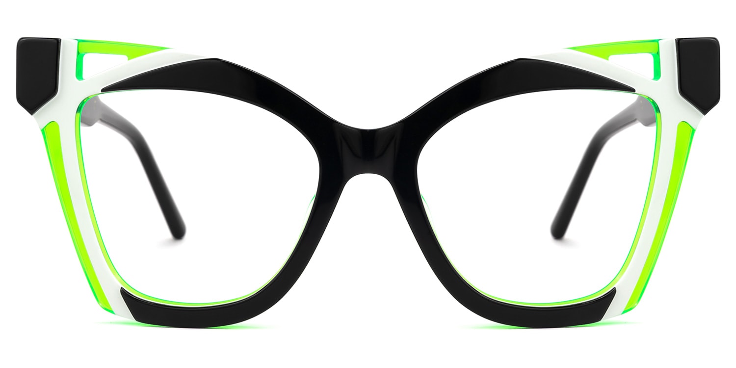 Cateye Leticia Black Glasses deals -Zeelool Glasses0