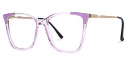 Roshavia Square Purple Glasses2