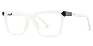 Denver Rectangle White Glasses3