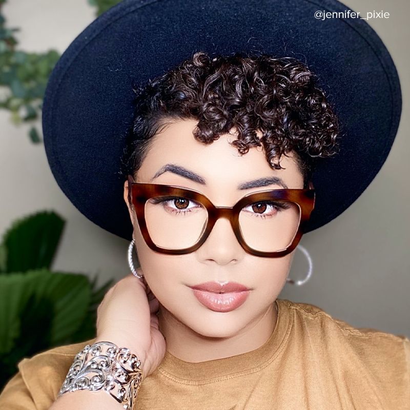 Malcolm Square Burnt Umber Frame Glasses | Zeelool10