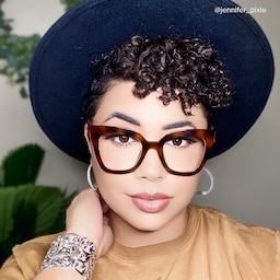 Malcolm Square Burnt Umber Glasses10