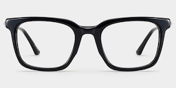 Reese Square Black Glasses2