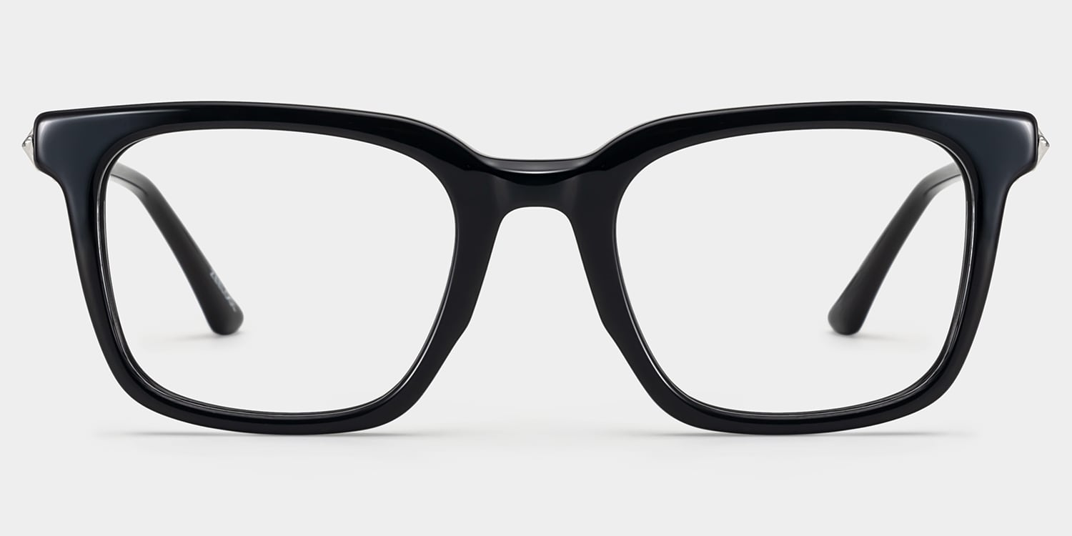 Reese Square Black Glasses