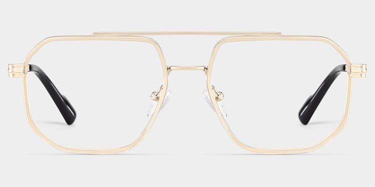 Autumn Aviator Gold Glasses