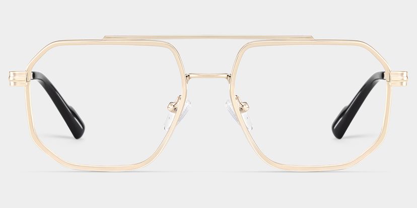 Autumn Aviator Gold Glasses