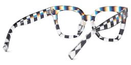 Malcolm Square Multicolor Geek Chic Glasses3